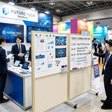<国産>ビジネスパネルボード両(ホーローホワイトボード ワンウェイ掲示板(732サンド))(両面)