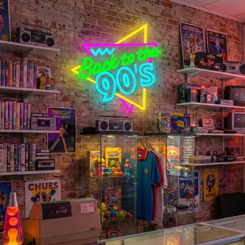 90年代風LEDネオンサイン（ネオン看板） 調光可能