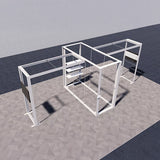 セットディスプレイ セゴライトボックス（内照式バックパネル）S【4小間〜用（9ｍ×6ｍ）】