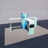 セットディスプレイ セゴライトボックス（内照式バックパネル）T【4小間〜用（9ｍ×6ｍ）】