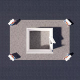 セットディスプレイ セゴライトボックス（内照式バックパネル）U【4小間〜用（9ｍ×6ｍ）】