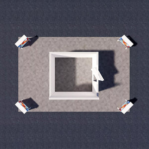 セットディスプレイ セゴライトボックス（内照式バックパネル）U【4小間〜用（9ｍ×6ｍ）】