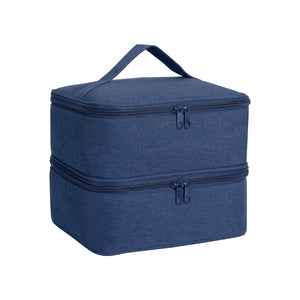 |イベント・ノベルティ用品 | 2段式ネイル・コスメ用収納用バック | W24×H18×D21cm