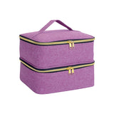 |イベント・ノベルティ用品 | 2段式ネイル・コスメ用収納用バック | W24×H18×D21cm