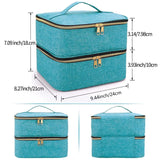|イベント・ノベルティ用品 | 2段式ネイル・コスメ用収納用バック | W24×H18×D21cm