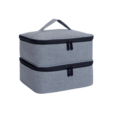 |イベント・ノベルティ用品 | 2段式ネイル・コスメ用収納用バック | W24×H18×D21cm