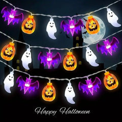 イベント・ハロウィン装飾｜LEDホラー系キャラ ライトストリング(1.5m/3m/6ｍ)