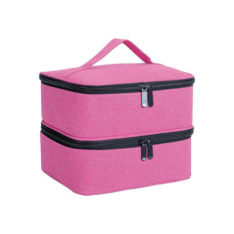 |イベント・ノベルティ用品 | 2段式ネイル・コスメ用収納用バック | W24×H18×D21cm
