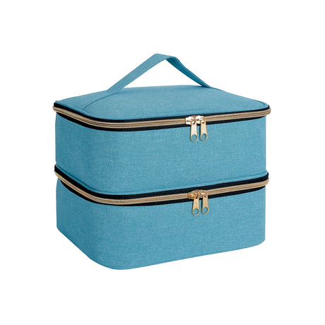 |イベント・ノベルティ用品 | 2段式ネイル・コスメ用収納用バック | W24×H18×D21cm