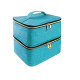 |イベント・ノベルティ用品 | 2段式ネイル・コスメ用収納用バック | W24×H18×D21cm
