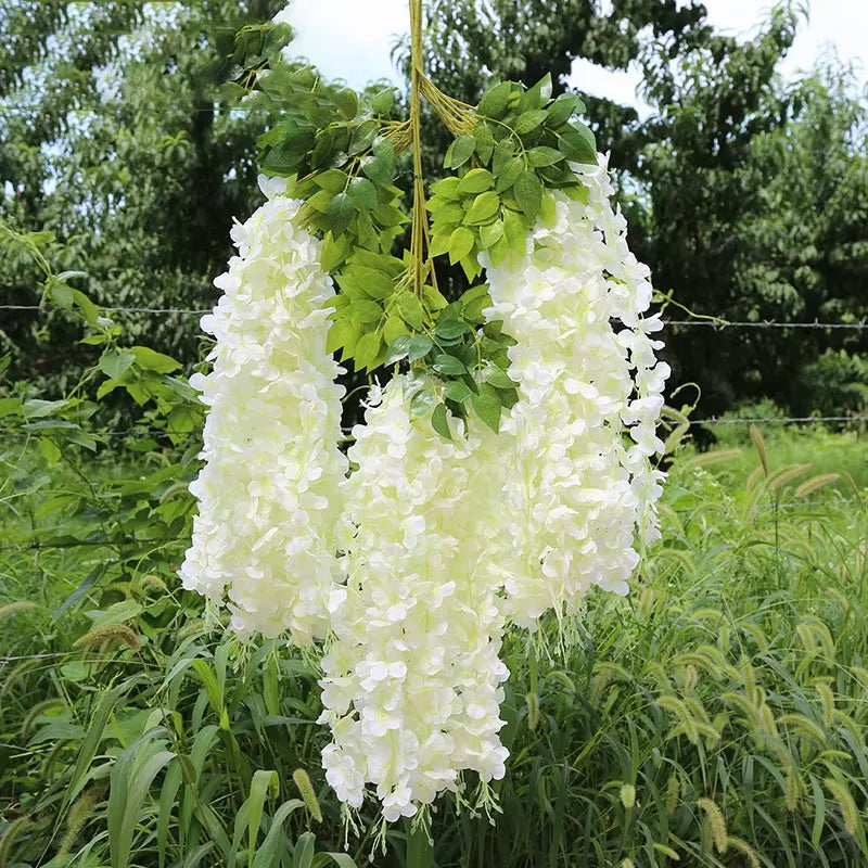 パーティー・インテリア装飾｜人工藤の花ガーランド 12個セット(約1.1M)