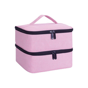 |イベント・ノベルティ用品 | 2段式ネイル・コスメ用収納用バック | W24×H18×D21cm