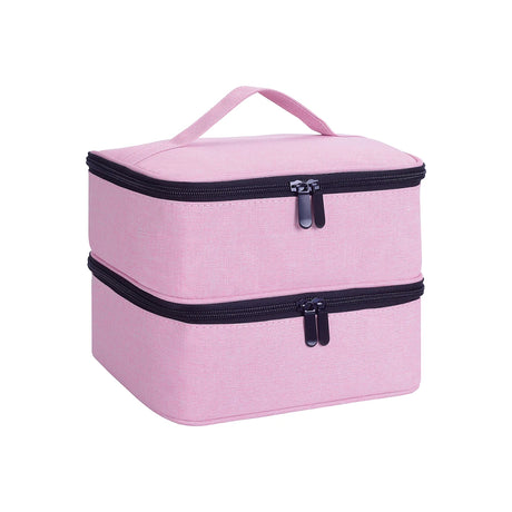 |イベント・ノベルティ用品 | 2段式ネイル・コスメ用収納用バック | W24×H18×D21cm
