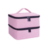 |イベント・ノベルティ用品 | 2段式ネイル・コスメ用収納用バック | W24×H18×D21cm