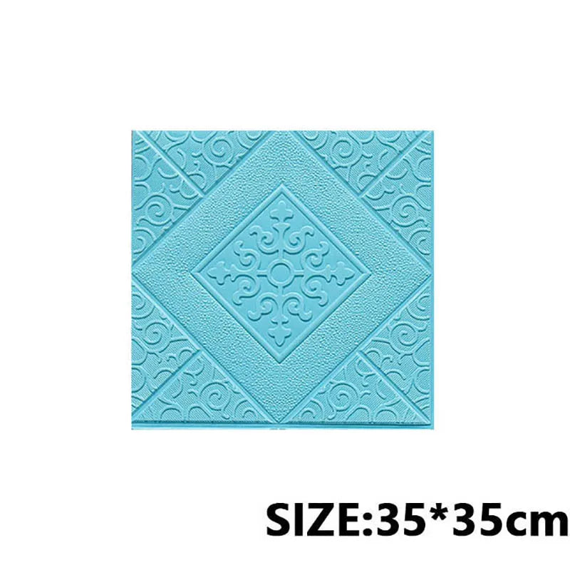 【DIY用】３D壁面タイル風 ステッカー(1枚入/5枚入/10枚入）