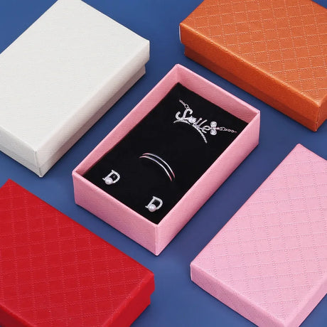 ノベルティ用品｜ジュエリー用ギフトボックス 10個セット｜ W8xH2.5xD5cm