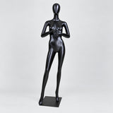 ファッションマネキン 女性 卵型ヘッド 全身 5ポーズ（脚クロス・座りあり）｜アパレル店舗のディスプレイに