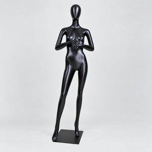 ファッションマネキン 女性 卵型ヘッド 全身 5ポーズ（脚クロス・座りあり）｜アパレル店舗のディスプレイに