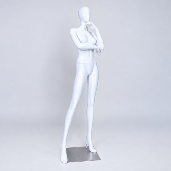 ファッションマネキン 女性 卵型ヘッド 全身 12ポーズ（座りあり）｜アパレル店舗のディスプレイに