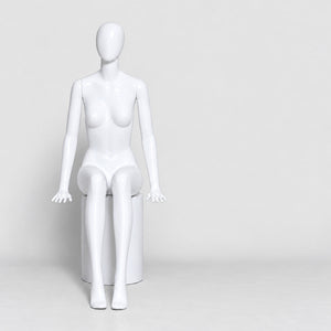 ファッションマネキン 女性 卵型ヘッド 全身 12ポーズ（座りあり）｜アパレル店舗のディスプレイに