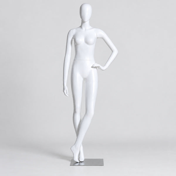 ファッションマネキン 女性 卵型ヘッド 全身 12ポーズ（座りあり）｜アパレル店舗のディスプレイに
