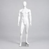 ファッションマネキン 男性 卵型ヘッド 全身 ベーシック 2ポーズ｜アパレル店舗のディスプレイに