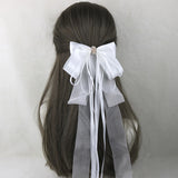 イベント・ハロウィングッズ｜メイド風 特大リボンヘアアクセサリー