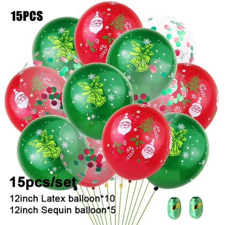 イベント・クリスマス装飾｜ラテックスバルーン10個/15個セット
