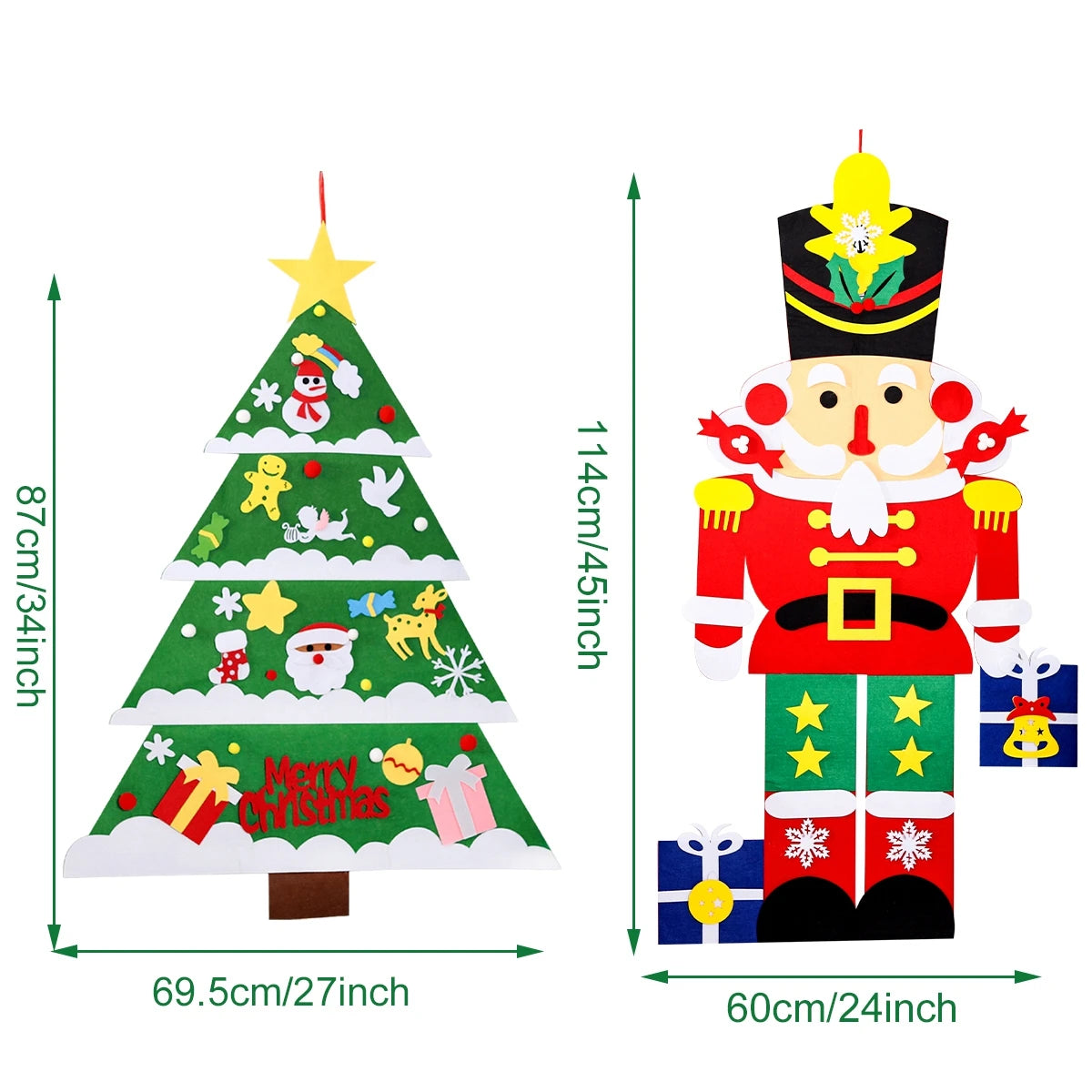 イベント・クリスマス装飾｜DIYフェルトクリスマスツリー デコレーションセット