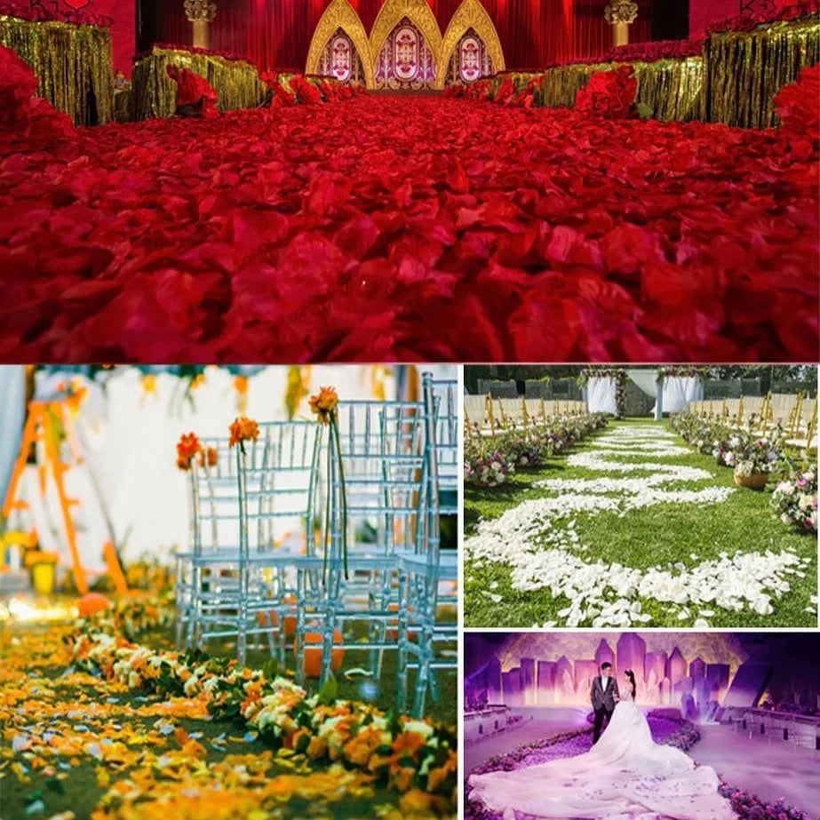 パーティー・イベント装飾｜造花シルクローズ花びらセット( 1000個)