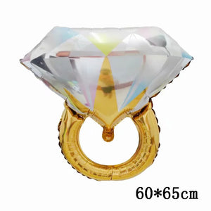 ラブハートベアホイルバルーン 誕生日・バレンタイン用