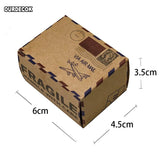 |イベント・ノベルティ用品 | クラフト紙製ギフトボックス 50個入 | W6xH3.5xD4.5c