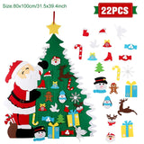 イベント・クリスマス装飾｜DIYフェルトクリスマスツリー デコレーションセット