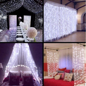 3m LEDカーテンライト クリスマスデコレーション用