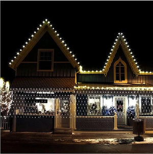 イベント・クリスマス装飾｜LEDクリスマスライト 屋外用ネットメッシュ(幅1.5M～12M)