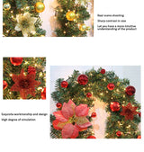 イベント・クリスマス装飾｜LED付き2.7mクリスマスガーランド