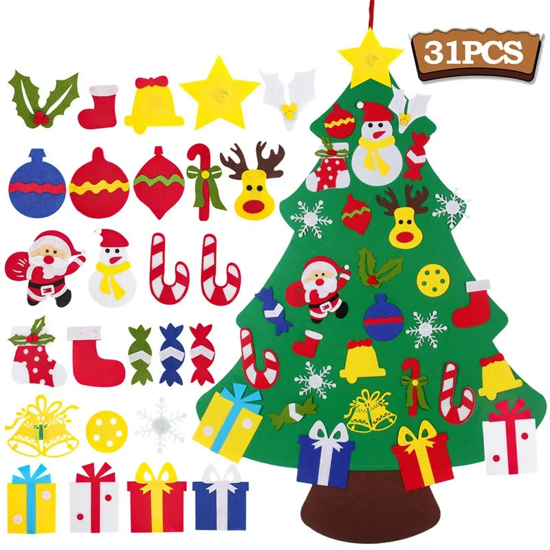 イベント・クリスマス装飾｜DIYフェルトクリスマスツリー デコレーションセット