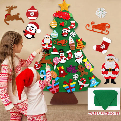 イベント・クリスマス装飾｜DIYフェルトクリスマスツリー デコレーションセット