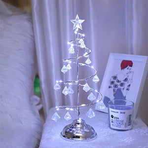 イベント・クリスマス装飾｜電池式LEDクリスマスツリーテーブルランプ