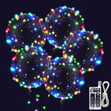 イベント・クリスマス装飾｜LEDライト付きボボバルーン 10個パック