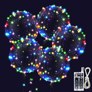 イベント・クリスマス装飾｜LEDライト付きボボバルーン 10個パック
