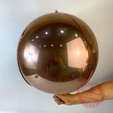ローズゴールド 4D ホイルバルーン 18/22/32インチ