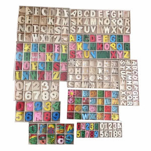 イベント・クリスマス装飾｜木製アルファベット・数字DIYパーツセット