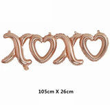 ラブハートベアホイルバルーン 誕生日・バレンタイン用