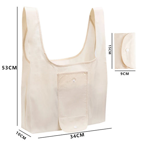 |ノベルティ用品 | 折りたたみ綿100%エコバック | 34×53c/38×58c