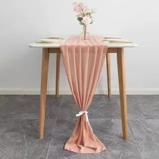 ロマンチックシフォンテーブルランナー 70x300CM