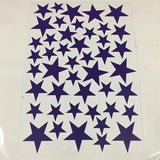 【インテリア装飾用】室内装飾 星柄ステッカー（24pcs/45pcs）