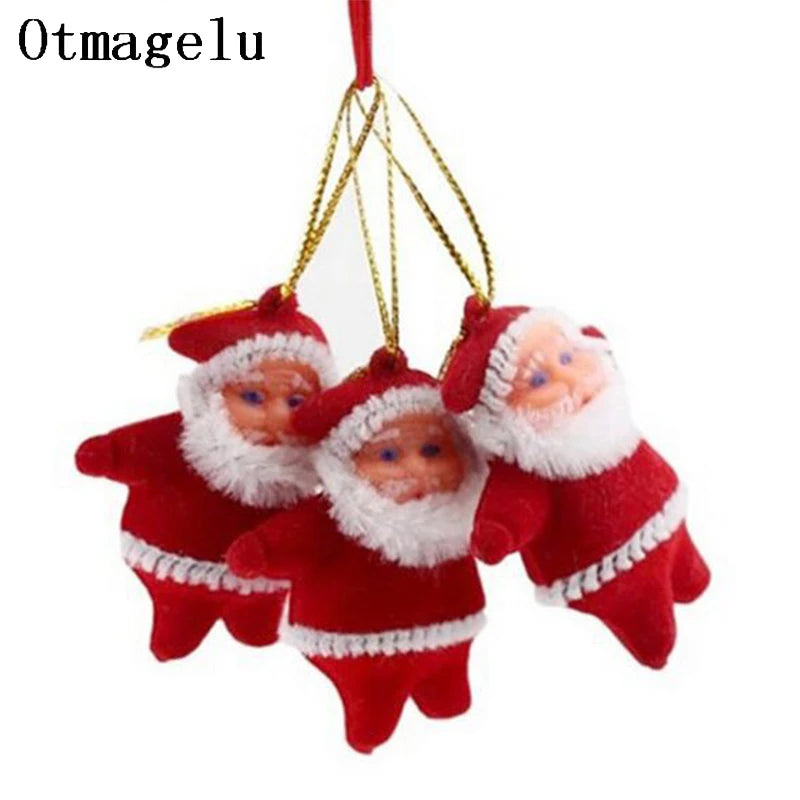 イベント・クリスマス装飾｜クリスマスツリー飾り ミニサンタ(6個セット)