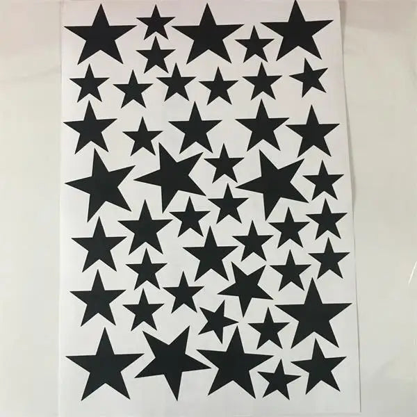 【インテリア装飾用】室内装飾 星柄ステッカー（24pcs/45pcs）
