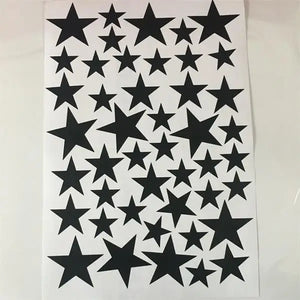 【インテリア装飾用】室内装飾 星柄ステッカー（24pcs/45pcs）